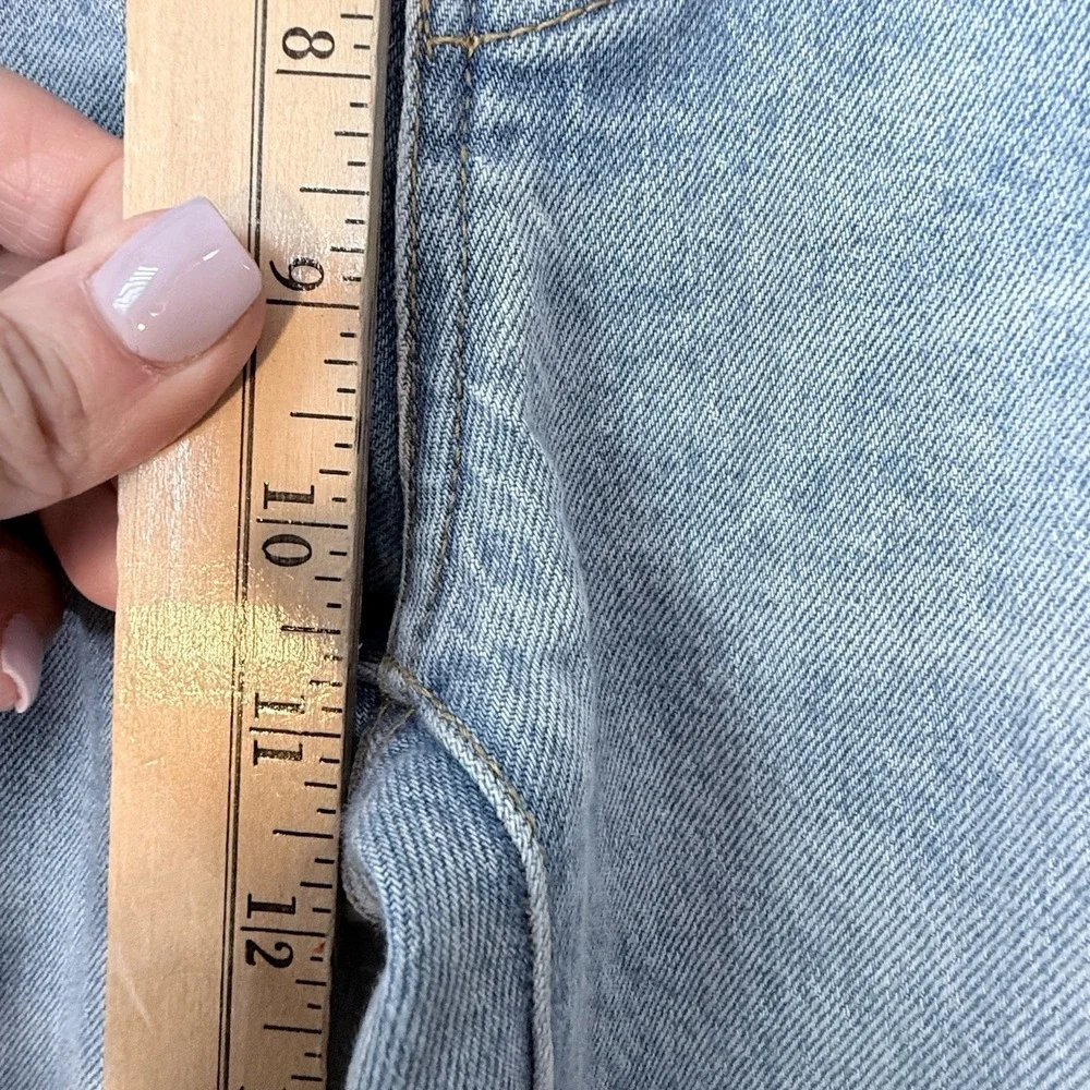 Purple Brand Jeans P001 Skinny‎ Fit Light Blue Wash Distressed 36X31